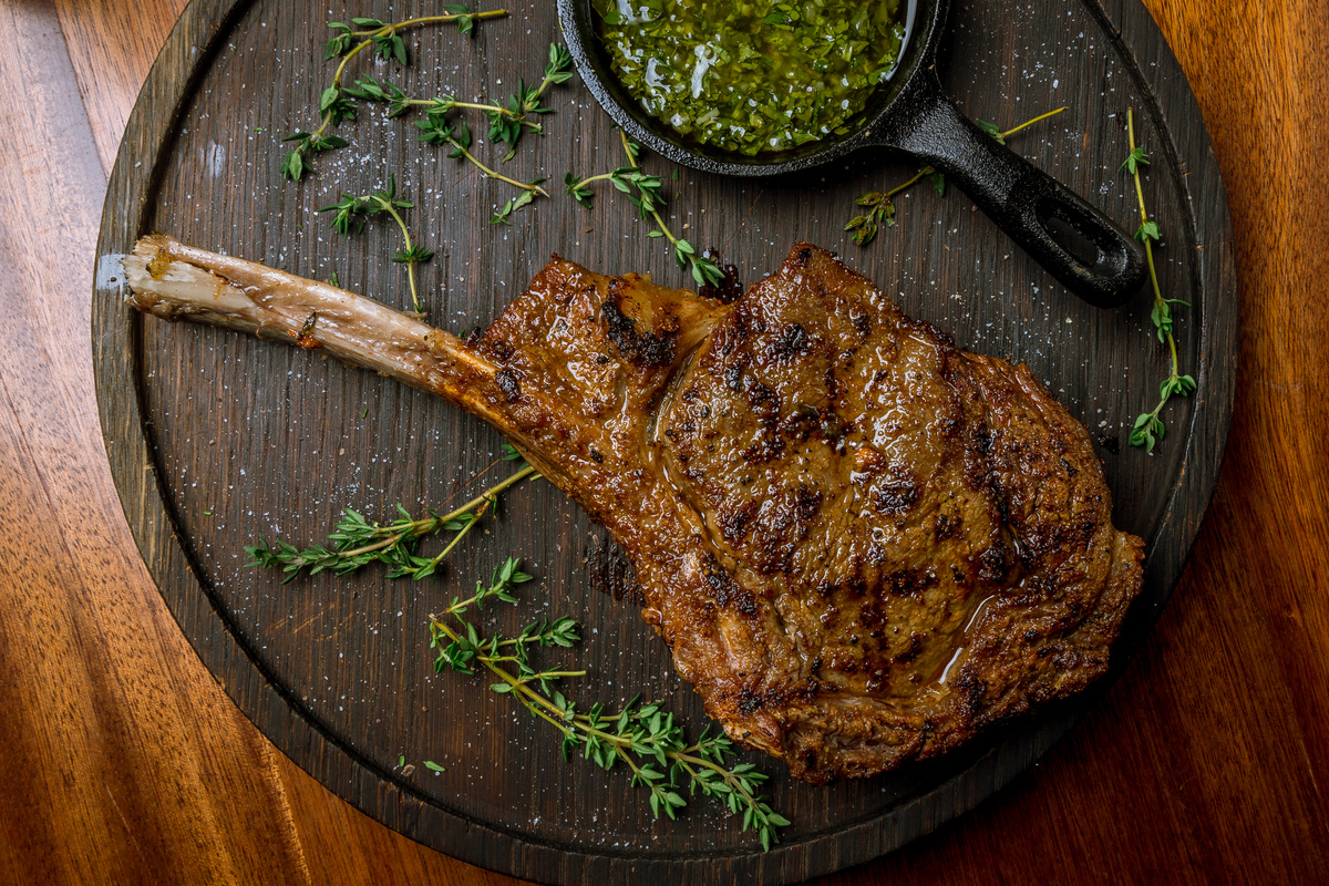 the Tomahawk steak